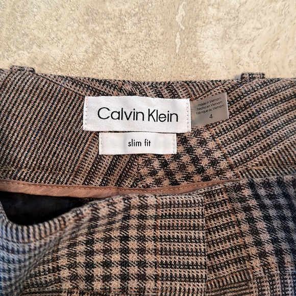 Calvin Klein plaid pants - Picture 7 of 8